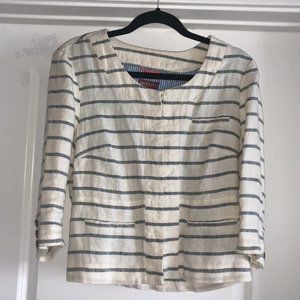 MERONA 3/4 Sleeve Linen Blazer